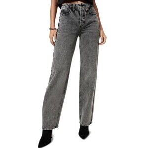 GOOD AMERICAN Good '90s Icon Straight Leg Jeans Size 0/25